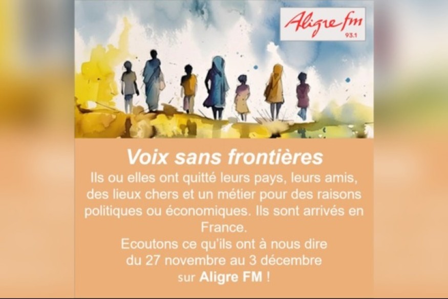 Voix sans frontières, du 27 novembre au 3 décembre 2023