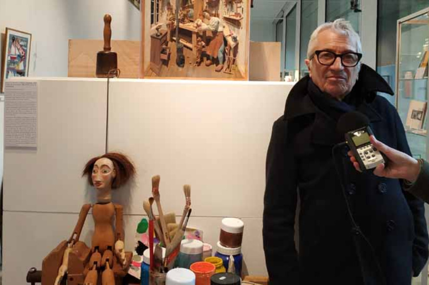 Ecoute ! Il y a un éléphant... # 02 janvier 2019 -  Dans l'atelier de Gérard Lo Monaco // Souliers rouges, avec Félicie Artaud