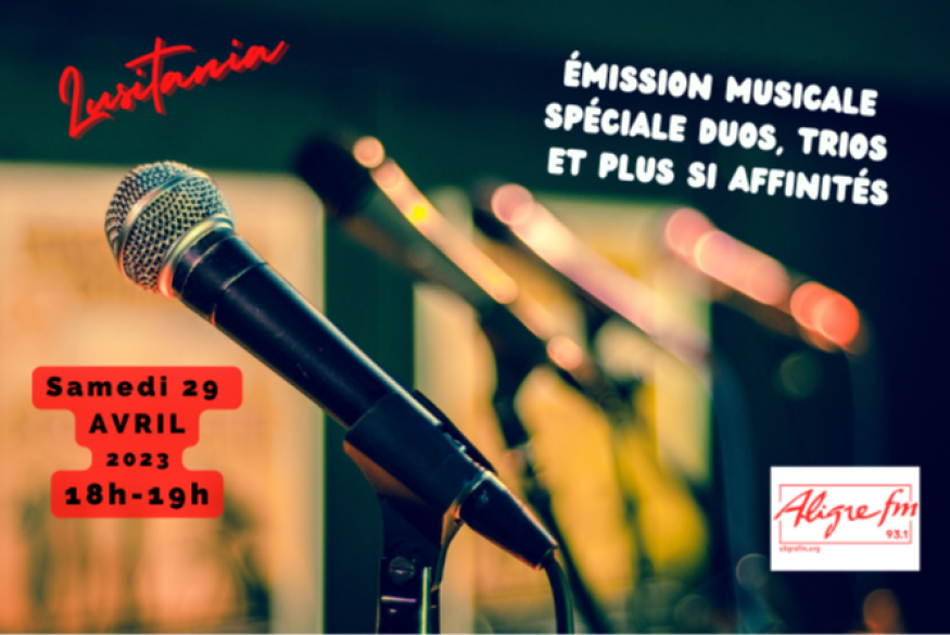 Lusitania # 29 avril 2023 - Duos, trios et plus + festival solidaire de fado