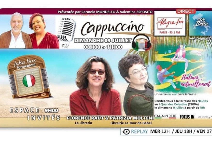 Cappuccino # 09 juillet 2023 - Florence Raut et Patrizia Molteni