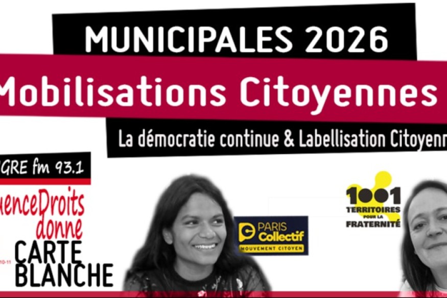 Démocratie continue et Labellisation Citoyen(ne)s. Face à la crise démocratique : Les citoyen(ne)s prennent la parole # Fréquence Droits # 20 mars 2026