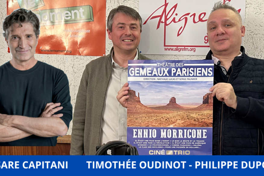 Cappuccino # 22 mars 2026 - invités Cesare Capitani et le Ciné-Trio